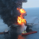 Illustration for article titled Fiery Oil Rig Sinks Into Gulf Of Mexico